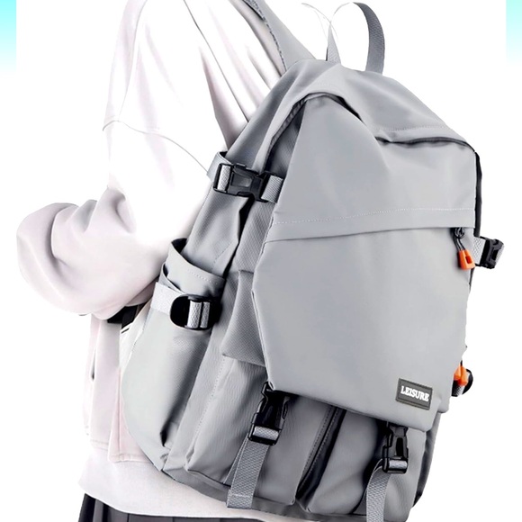 Backpack Waterproof College With Laptop Compartment Aesthetic  Anti Theft Travel - Picture 2 of 12